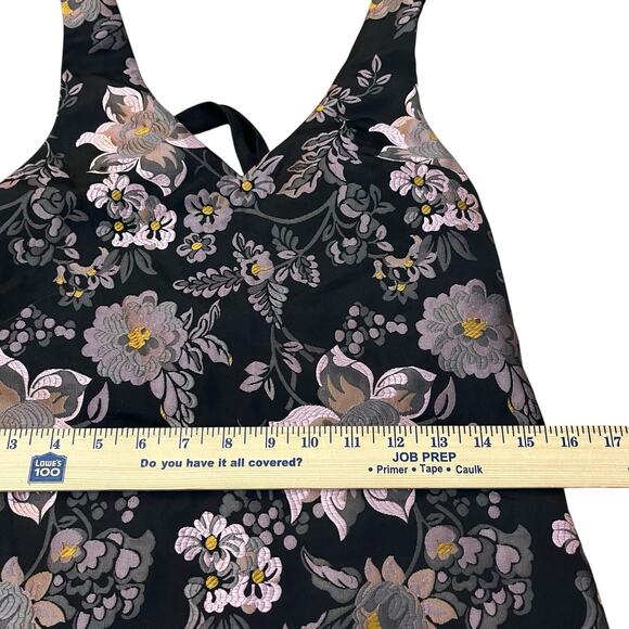 Urban Outfitters Jacquie Jacquard Mini Dress XS/S Floral Open Back Party READ - Picture 10 of 12